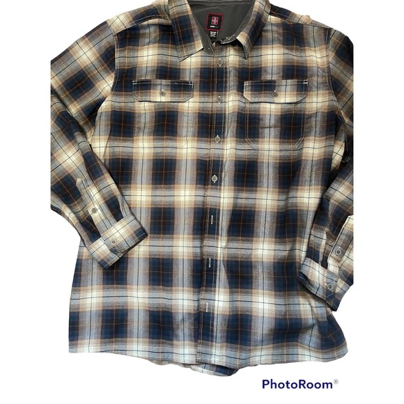 SwissTech Flannel Shirt plaid 3XL - Picture 1 of 4
